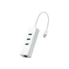 UE330C, USB Type-C den 3 adet Type-A 3.0 Hub ve Gigabit Ethernet Adaptörü