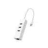UE330C, USB Type-C den 3 adet Type-A 3.0 Hub ve Gigabit Ethernet Adaptörü