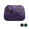 Ultimate 2 Wireless Gaming Controller with TMR Joysticks, Switchable Hall Effect/Tactile Triggers, Motion Control, 8Speed Wireless Tech, Charging Dock, RGB Fire Ring for PC & Android - Purper