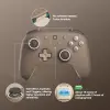 Ultimate 2C Wireless Controller for Windows PC and Android, with 1000Hz Polling Rate, Hall Effect Joysticks and Hall Triggers, and Remappable L4/R4 Bumpers, Turbo Function (Brownie)