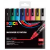 UNI PC 5M Basic Set - 8li Marker Paketi