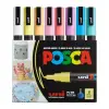 UNİ POSTER MARKÖRÜ SET PC-3M/8C SC SOFT RENK 8 Lİ