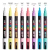 UNİ POSTER MARKÖRÜ SET PC-3M/8C SC SOFT RENK 8 Lİ