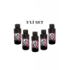 Uno Super Shine Top Coat 50 ml, 5li Set Şeffaf