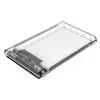 USB 3.0 Micro B Şeffaf 2.5” inch SATA SSD Hard Disk Kutusu