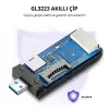 USB 3.0 SD, Micro SD, Memory Stick, CF Kart Okuyucu