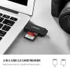USB 3.0 SD ve Micro SD Kart Okuyucu, Siyah