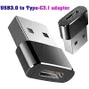 USB 3.0 to Type C 3.1 Şarj Data Çevirici Dönüştürücü Adaptör 4429 Siyah