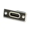 USB 3.1 Type-C Dişi Panel Montaj Soketi, 4 Pin Smd Lehimlenebilir