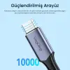 USB 4.0 E-Mark 240W 40Gbps Thunderbolt 4 8K 60Hz Type-C Görüntü Hızlı Şarj ve Data Kablosu 2 Metre