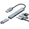 USB-A 3.0 5Gbps 4 Portlu USB Çoklayıcı Hub