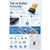 USB Bluetooth Dongle Pc Laptop Kablosuz Bluetooth 5.4 Adaptör V5.4 Bluetooth Aparatı