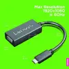 USB-C to HDMI adaptörü GX90 M44577, siyah