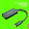 USB-C to HDMI adaptörü GX90 M44577, siyah