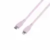 USB-C to MFI Lightning iPhone Silikon PD Hızlı Şarj Kablosu Pembe
