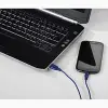 USB-C - USB-A 0.75 Metre USB Kablo, Mavi