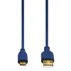 USB-C - USB-A 0.75 Metre USB Kablo, Mavi