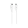 USB-C - USB-C 120cm 60W PD/QC Hızlı Şarj/Data Kablosu Beyaz