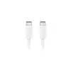 USB-C - USB-C 45 W PD Type-C PD/QC Hızlı Şarj/Data Kablosu, Beyaz, 1Metre