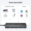 USB Hub 3.0 USB Ayırıcı MacBook; Mac Mini, iMac, Surface Pro, Xps, Thinkpad, USB Flash Sürücüler, Mobil Hdd, Masaüstü Bilgisayar ve daha fazlası için 5 Gbps USB dağıtıcısı (15 cm)