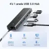 USB Hub 3.0 USB Ayırıcı MacBook; Mac Mini, iMac, Surface Pro, Xps, Thinkpad, USB Flash Sürücüler, Mobil Hdd, Masaüstü Bilgisayar ve daha fazlası için 5 Gbps USB dağıtıcısı (15 cm)