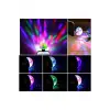 USB Mini Disko Topu 4W Ledli Small Magic Ball Sihirli Disco Topu