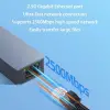 USB Type-C 2.5Gbps Ethernet Adaptörü, 10/100/1000/2500Mbps, Windows ve Mac Uyumlu, RJ45, USB 3.0 ve Type-C, Harici Güç Gerektirmez, ZR1144