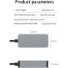 USB Type-C 2.5Gbps Ethernet Adaptörü, 10/100/1000/2500Mbps, Windows ve Mac Uyumlu, RJ45, USB 3.0 ve Type-C, Harici Güç Gerektirmez, ZR1144