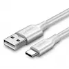 USB Type-C Şarj ve Data Kablosu, 1 Metre, Beyaz