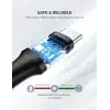 USB Type-C Şarj ve Data Kablosu, 1 Metre, Beyaz