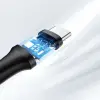 USB Type-C Şarj ve Data Kablosu, Siyah 1 Metre