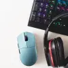 V6 8000 Hz Kablosuz Oyuncu Mouse PAW3950 Sensör Mavi