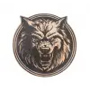 Vahşi Kurt yuvarlak deri arma patch
