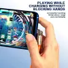 Valkyrie 6A 3in1 Apple Type-C Android 180 Derece Sıvı Silikon Data Hızlı Şarj Kablosu - Bakır Döşeme - Katlanmaz Kırılmaz - Oynar Başlıklı