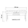 Vina Bench Atlantik Antrasit