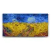 Vincent Van Gogh - Wheat Field Tablosu - 100x50cm