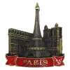 Vintage Metal 3D Magnet Paris Fransa 7 cm