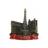 Vintage Metal 3D Magnet Paris Fransa 7 cm