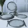 Vintage Mist Skackable Servis Tabağı 27 Cm 6 Adet 21778