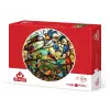 Vitray Orman Korosu 570 Parça Round Puzzle