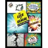 Von Leer bis Genial: Blanko Comic buch. Erstelle dein eigenes Comic-Buch mit 150 einzigartigen und originellen Vorlagen. Leeres Comicbuch mit Tipps Geschenk zur Förderung kreativer Köpfe.