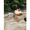Waffle Tekli Mum Kalıbı (Silikon) 1 Adet