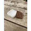Waffle Tekli Mum Kalıbı (Silikon) 1 Adet