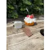 Waffle Tekli Mum Kalıbı (Silikon) 1 Adet