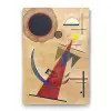 Wassily Kandinsky Rot in Spitzform tablosu 80x125 cm