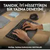 Wave Keys Kablosuz Klavye, Siyah