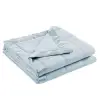 Windom Luxury Microfiber Down Alternative Blanket with 3M Moisture Management Ivory 108x90 King Size Quilted Premium Soft Cozy 3M Scotchgard Moisture Microfiber For Bed, Couch or Sofa