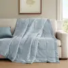 Windom Luxury Microfiber Down Alternative Blanket with 3M Moisture Management Ivory 108x90 King Size Quilted Premium Soft Cozy 3M Scotchgard Moisture Microfiber For Bed, Couch or Sofa