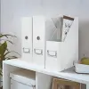 WOW C&S Karton Kutu Klasör, Metalik Beyaz