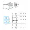 XD4PA22 Joystick Iki Yönlü Yayli